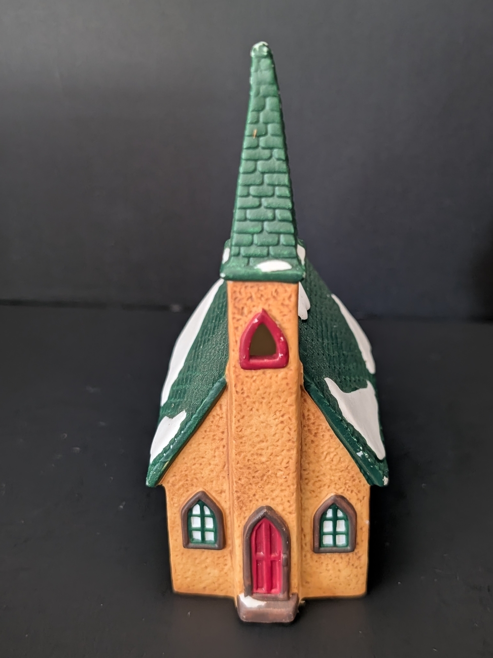 Dept 56 Merry Christmas Porcelain Church Ornament 9-2026